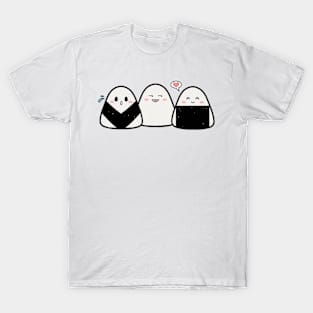 Kawaii Onigiri Trio T-Shirt